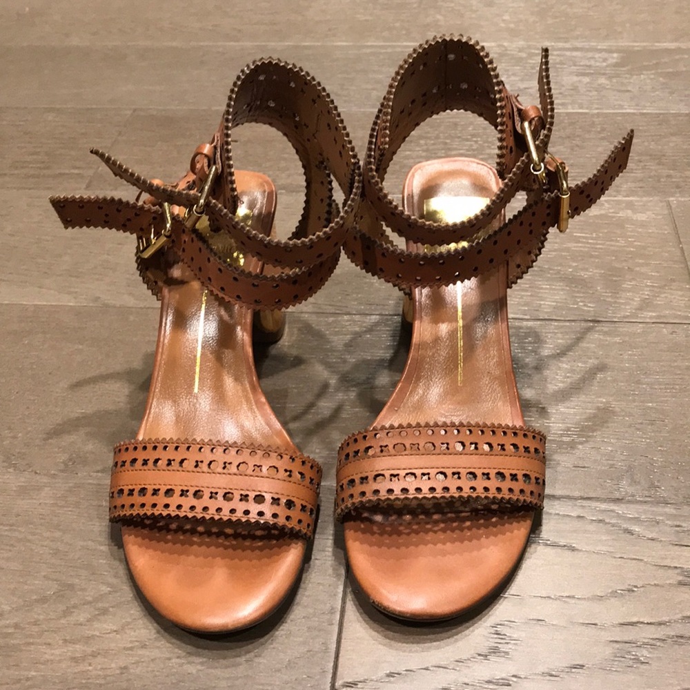 Dolce Vita brown ankle strap sandals